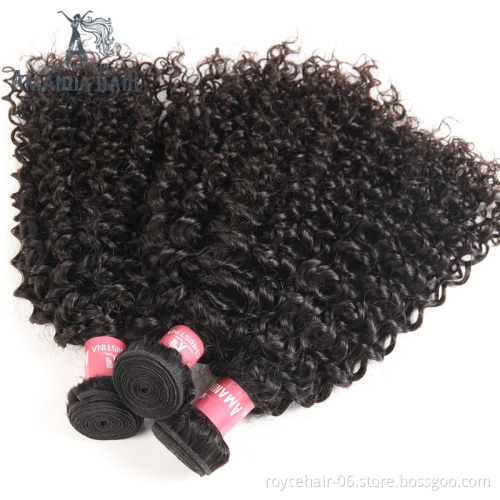 100% Grade 8a  20 Inch Cuticle Aligned Virgin  Afro Jerry Curls Products  Indian Human Hair Weave